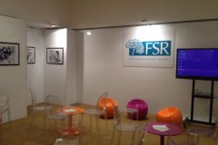 Allestimento stand convegno FSR Hotel Ergife 16/19 novembre