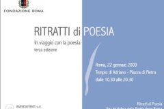 Ritratti di Poesia 2009